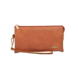Mochi Tan Small Wristlet Wallet for Women-picture-29