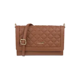 Mochi Tan Stylish Quilted Medium Cross Body Bag-picture-40