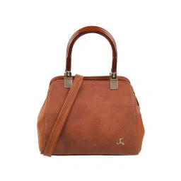 Mochi Tan Textured Medium Handbag image 1