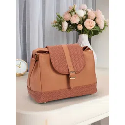 Mochi Textured PU Structured Sling Bag-picture-38