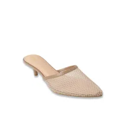 Mochi Women Beige Mules-picture-27