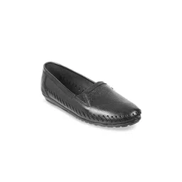 Mochi Women Black Solid Ballerinas-picture-11