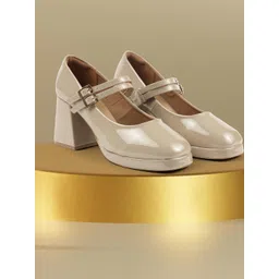 Mochi Women Block Heel Mary Janes-picture-27