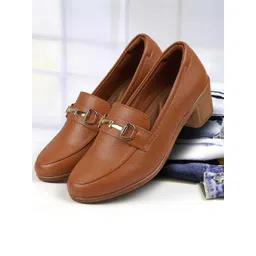 Mochi Women Block Heel Pumps-picture-36