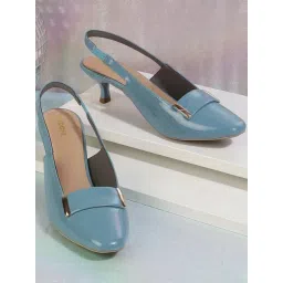 Mochi Women Blue Back Strap Sandals-picture-11