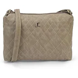 mochi Women Casual PU Soft Body Zipper closure Quilted Sling Bag-picture-30