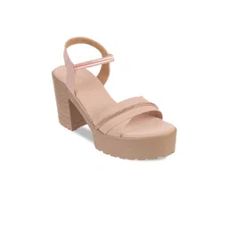 Mochi Women Embellished Block Heel Sandals-picture-32