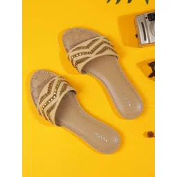 Mochi Women Embellished Open Toe Flats-picture-35