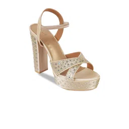 Mochi Women Embellished Party Block Heel Sandals-picture-39