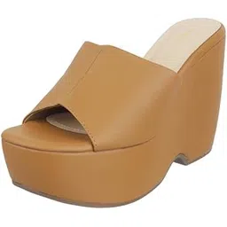 mochi Women Minimal Everyday Casual Platform Mules-picture-29