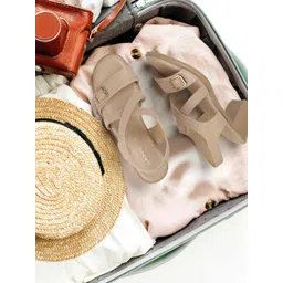 Mochi Women Open Toe Block Heel Sandals-picture-43