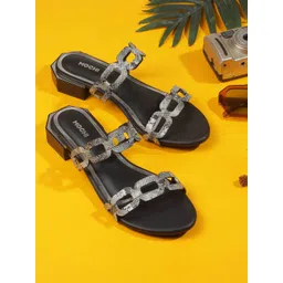 Mochi Women Open Toe Block Heel Sandals-picture-42