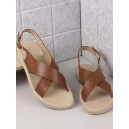 Mochi Women Open Toe Flats-picture-37