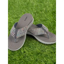 Mochi Women Printed Open Toe Flats-picture-18