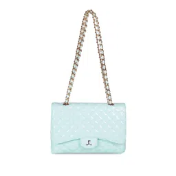 Mochi Women Self Design Structured Sling Bag With Quilted-picture-24