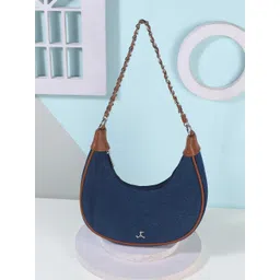 Mochi Women Solid Oversized Half Moon Shoulder Bag-picture-11