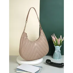 Mochi Women Solid Structured Hobo Bag-picture-26
