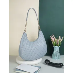 Mochi Women Solid Structured Hobo Bag-picture-28