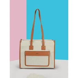 Mochi Women Solid Structured Tote Bag-picture-21