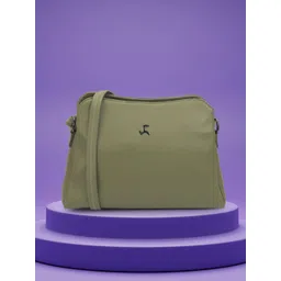 Mochi Women Solid Structured Zip Detail Sling Bag-picture-16