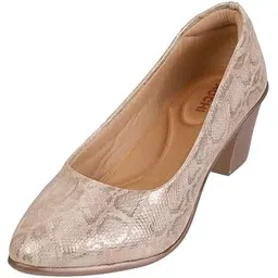 mochi Women Synthetic Leather Block Heel Pump/Formal Shoes-picture-14