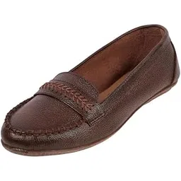 mochi Women Synthetic Leather Loafer Shoes-picture-46