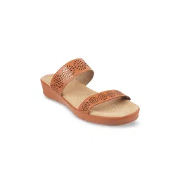 Mochi Women Tan Brown Embellished Wedges-image-44