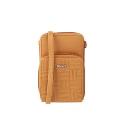 Mochi Women Tan Textured Zip Around Wallet-picture-17