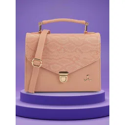 Mochi Women Textured Structured Satchel Bag-picture-36