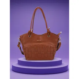 Mochi Women Textured Structured Shoulder Bag-image-14