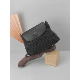 Mochi Women Textured Structured Sling Bag-picture-32