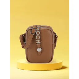 Mochi Women Textured Structured Sling Bag-image-6