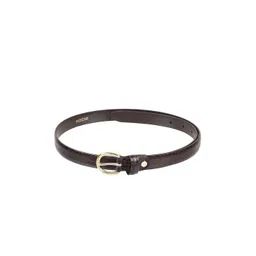 Mochi Women Textured Tang Closure Leather Belt-image-12