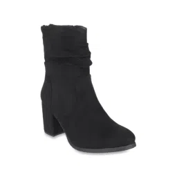 Mochi Women's Black Casual Booties-picture-30