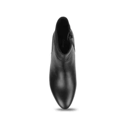 Mochi Women's Black Casual Booties image 3