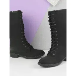 Mochi Women's Black Snow Boots-image-5