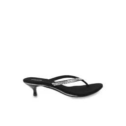Mochi Women's Black Thong Sandals-picture-21