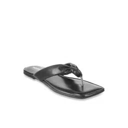 Mochi Women's Black Thong Sandals-picture-14