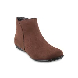 Mochi Women's Brown Casual Booties-picture-16