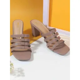 Mochi Women's Brown Casual Sandals-image-42