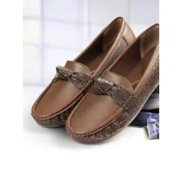 Mochi Women's Brown Loafers-image-41
