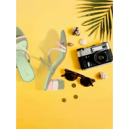 Mochi Women's Green Slides-picture-22