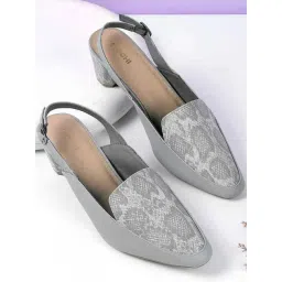 Mochi Women's Grey Back Strap Sandals-picture-40