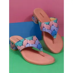 Mochi Women's Multicolor Thong Sandals-picture-27
