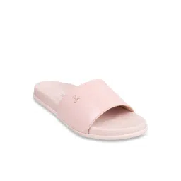 Mochi Women's Pink Slides-picture-34