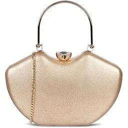 mochi Women's Premium Faux Leather Fancy Clutches-picture-15