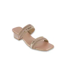 Mochi Women's Rose Gold Casual Sandals-picture-20
