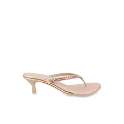 Mochi Women's Rose Gold Thong Sandals-picture-27