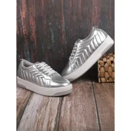 Mochi Women's Silver Sneakers-picture-28