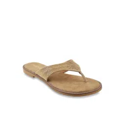 Mochi Women's Tan Thong Sandals-picture-17
